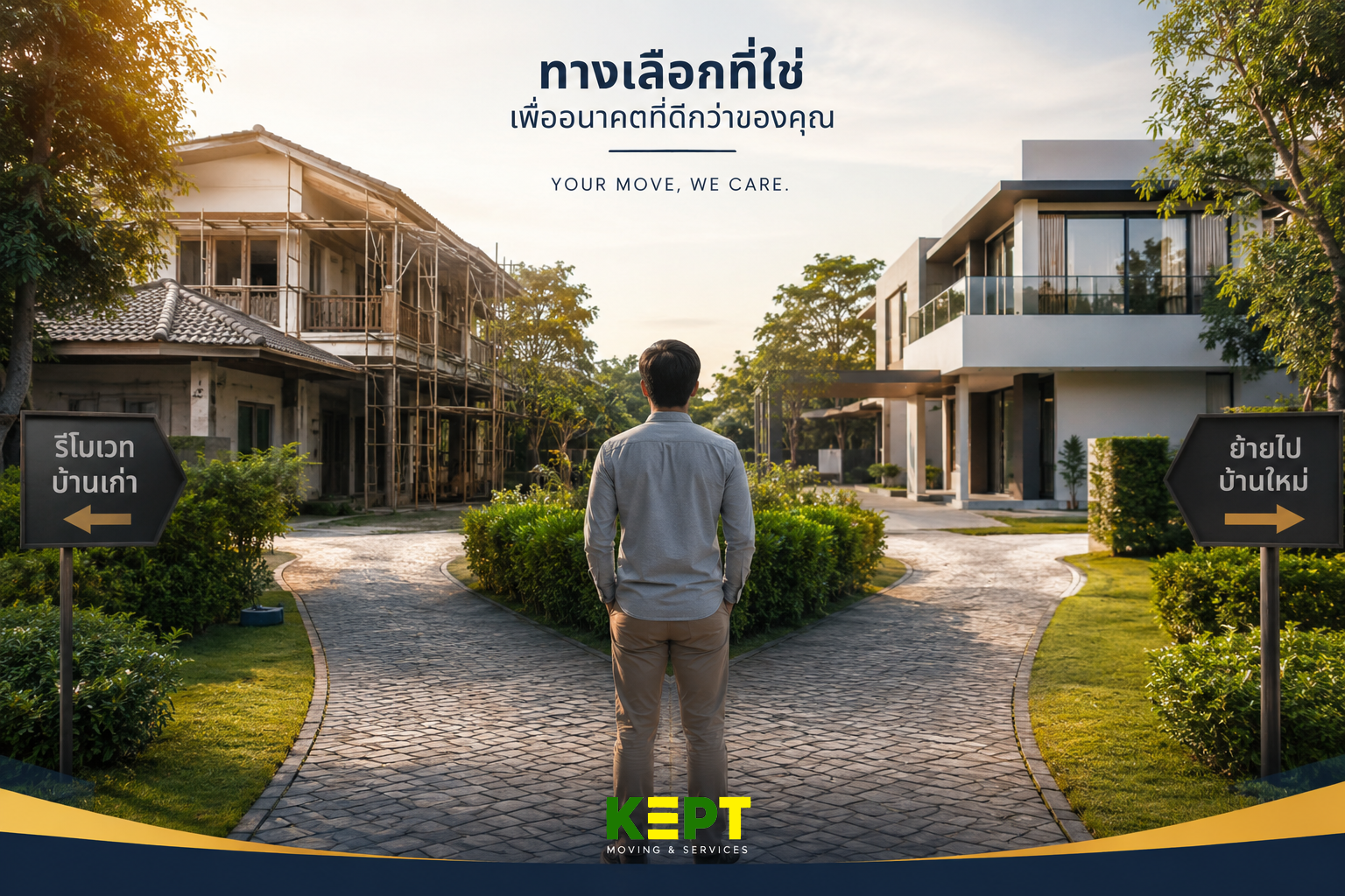 รีโนเวทบ้านเก่าหรือย้ายบ้านใหม่ อะไรคุ้มกว่ากันในปี 2026?