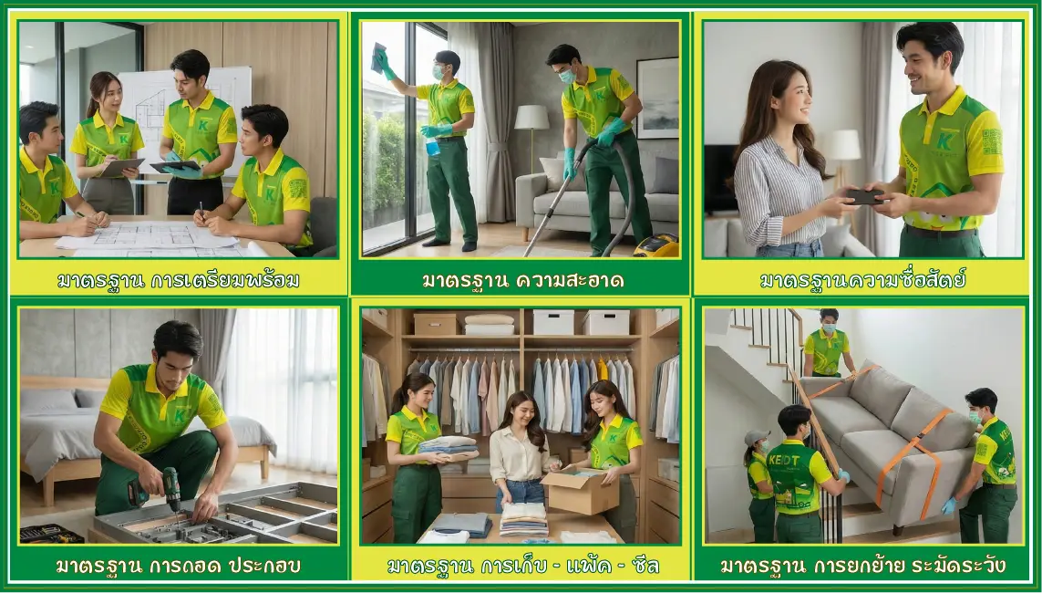 มาตรฐานการย้ายบ้านแบบมืออาชีพ